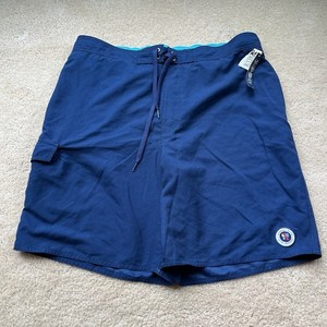NWT Newport Blue Men’s Navy Blue Swim Trunks w/ Mesh Lining - Size XL