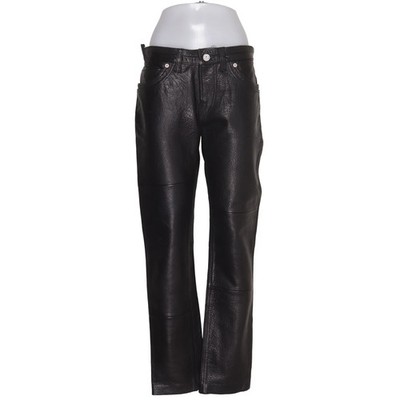 Levi Strauss & Co, Lederhose, Größe: 32/32, Schwarz, Leder/Polyester #N7r