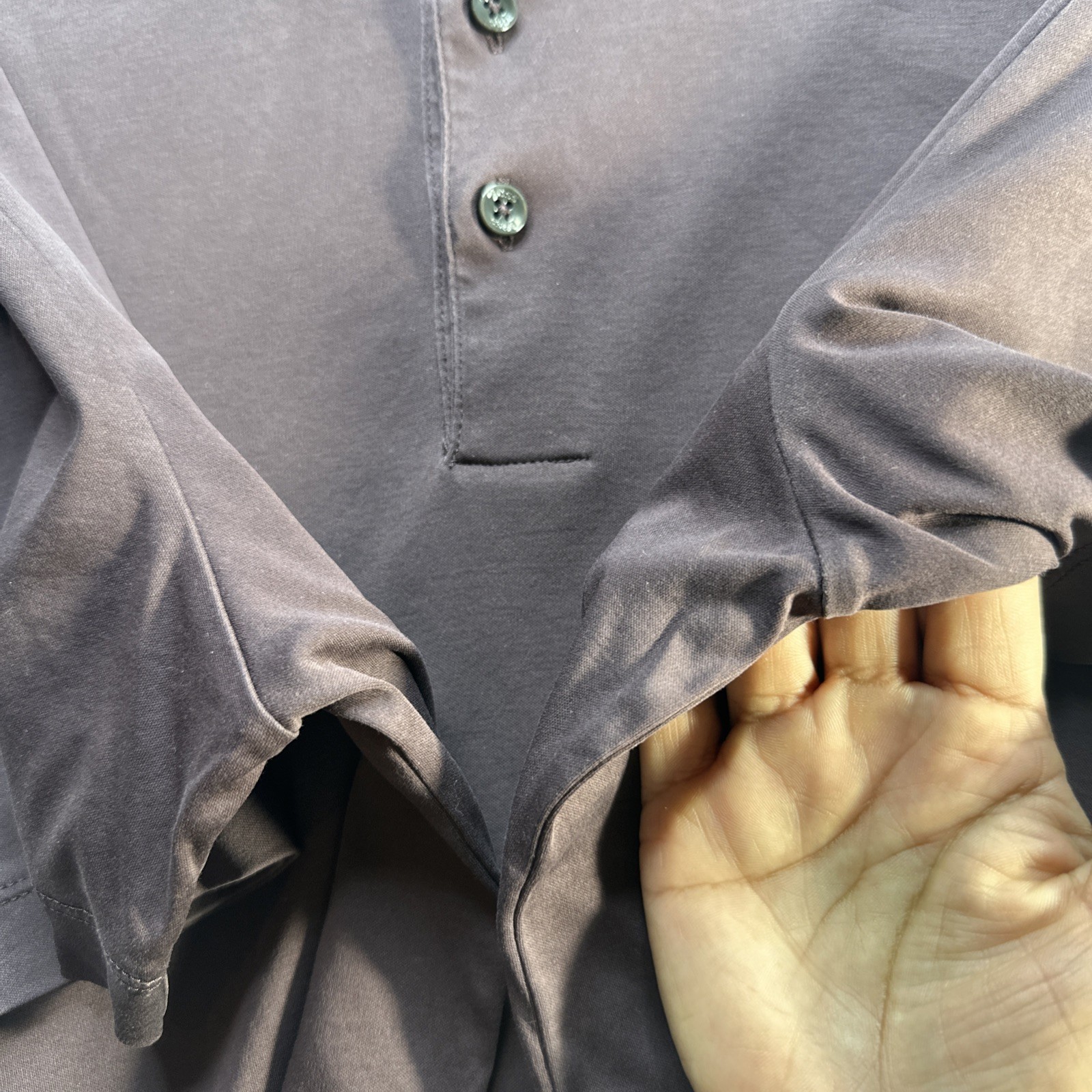 Hugo Boss DOUBLE-MONOGRAM POLO SHIRT IN MERCERISED COTTON Deep Burgundy Large thumbnail 12