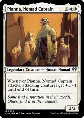 Pianna, Nomad Captain, Commander Masters, MTG, Uncommon Karte, 0050