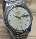 Rare vintage Seiko 5 automatic day date movement number 7009A japan made men's w