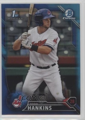 2016 Bowman Chrome Prospects Blue Refractor 116/150 Todd Hankins #BCP166 2u6