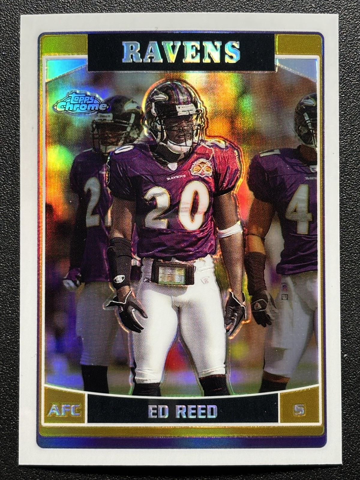 2006 Topps Chrome Refractors #111 Ed Reed Baltimore Ravens