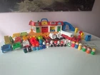 Vintage 1986 Fisher Price Little People Main Street Lots of EXTRAS