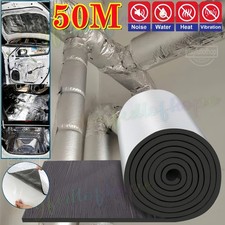 50M Self Adhesive Foil Foam Insulation Roll for Floor/Roofs/Garage Doors/Camper
