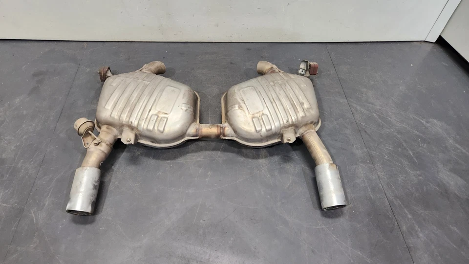 ✅ 07-10 OEM BMW E92 E93 335i N54 Silenciador de escape Boysen con juego de puntas Foto 2 de 4