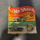 Hot Wheels The Spoilers Heavy Chevy 1967 Green Diecast Car w/ Collector's Button