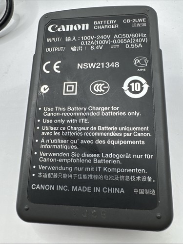 GENUINE CANON LC-E10E BATTERY CHARGER with UK Plug -FULLY TESTED - Picture 3 of 4