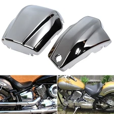 ABS Battery Side Covers For Yamaha V Star 1100 XVS1100 Classic Custom 1999-2011