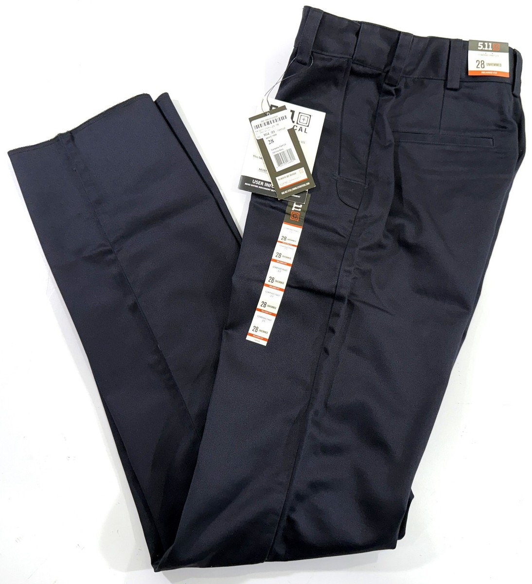 シャツ NWT 28x36 MENS 5.11 TACTICAL 74508 COMPANY PANTS 2.0 FIRE NAVY