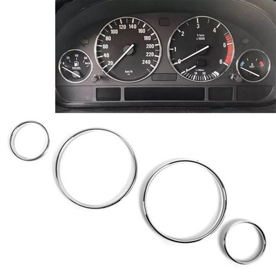 Speedometer Gauge Dial Rings Bezel Trim For BMW 5 7 Series E39 E38 M5 X5 E53