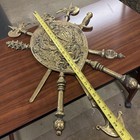 Vintage Bronze 30 x 18 Japan Made Medieval Collection Wall Decorative Arts — photo 7