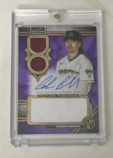 2024 Topps Triple Threads Corbin Carroll Future Phenoms Purple Jersey Auto /75