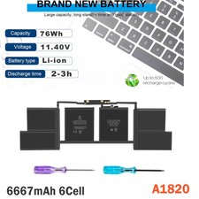 A1820 Battery for MacBook Pro 15" A1707 2017 MacBookPro14,3 2016 MacBookPro13,3