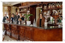 IWC1795 - Isle of Wight - Staff & Owner of Blackgang Hotel nr. Niton - photo 6x4