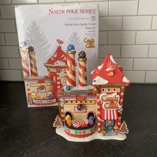 Dept 56 North Pole Series CANDY CRUSH FACTORY Christmas D56 NOT COMPLETE