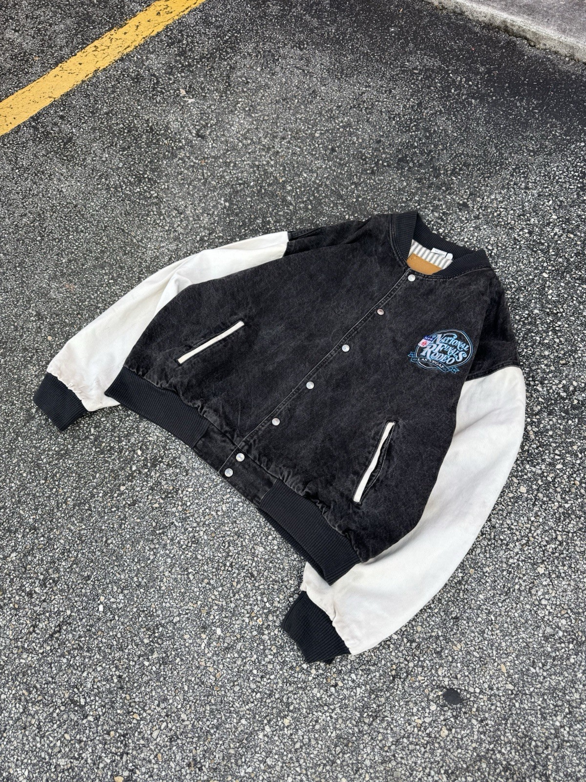 Black Varsity Jacket (L) - image 3