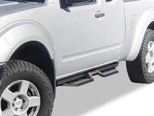 APS Carbon Steel Nerf Bar Steps For 05-25 Nissan Frontier Equator King Cab