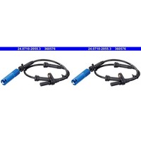 2X ATE ABS-SENSOR Raddrehzahl ABS-FÜHLER Vorne Passend FüR BMW 5 6