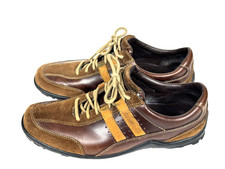 Cole Haan Mens Brown Leather + suede leather ...