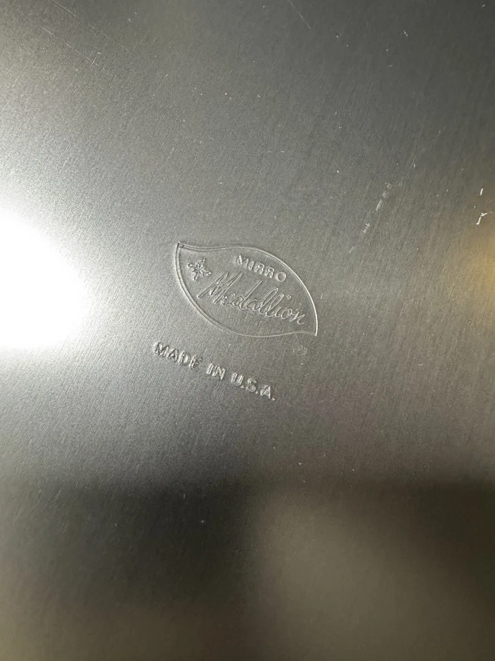 Buffet ovalado medallón espejo vintage con soporte de calentamiento - faltan candelabros Foto 4 de 4