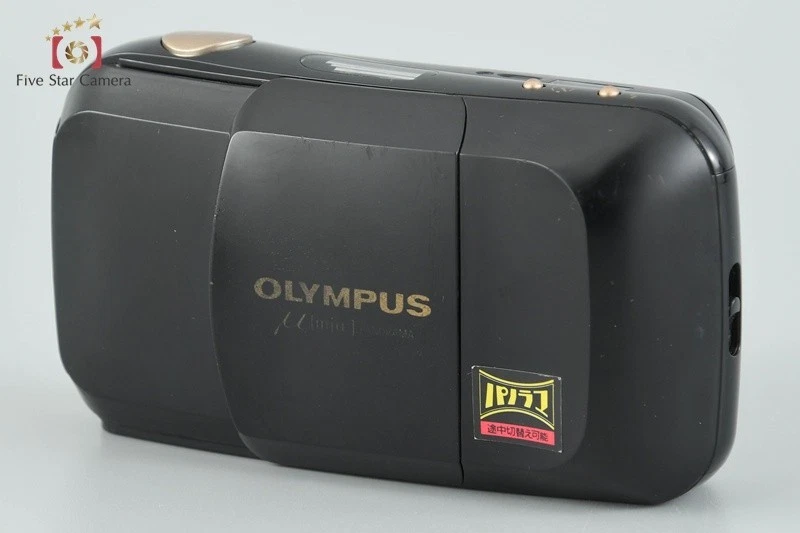Olympus μ[mju:] ZOOM PANORAMA 35 mm fotocamera punta e scatta pellicola [molt... - Immagine 2 di 4