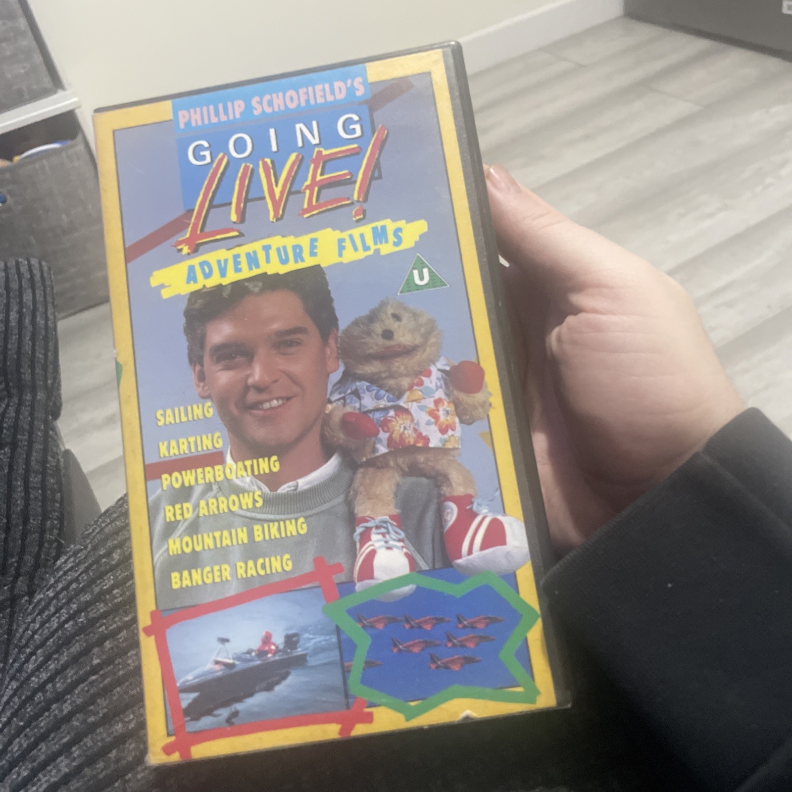 Phillip Schofield's Going Live Adventure Film, 1989 Children's TV VHS Video Tape