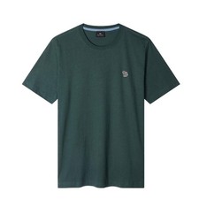 Image of Paul Smith Organic Cotton Zebra Logo T-Shirt Dark Green