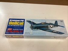 Guillows Grumman F6F Hellcat Navy Airplane Model Kit Flying Assembly Sealed 1976