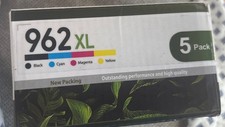 Cartridge Printer Ink 962XL High Yield Black Yellow Cyan Magenta 5 Pack Color