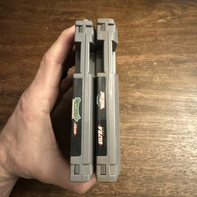 Teenage Mutant Ninja Turtles TMNT 1 & 2 Bundle (Nintendo NES) Tested - Authentic