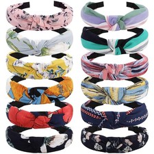 Womens Headbands Boho Headbands for Women 12 Pack Knot Headband Women