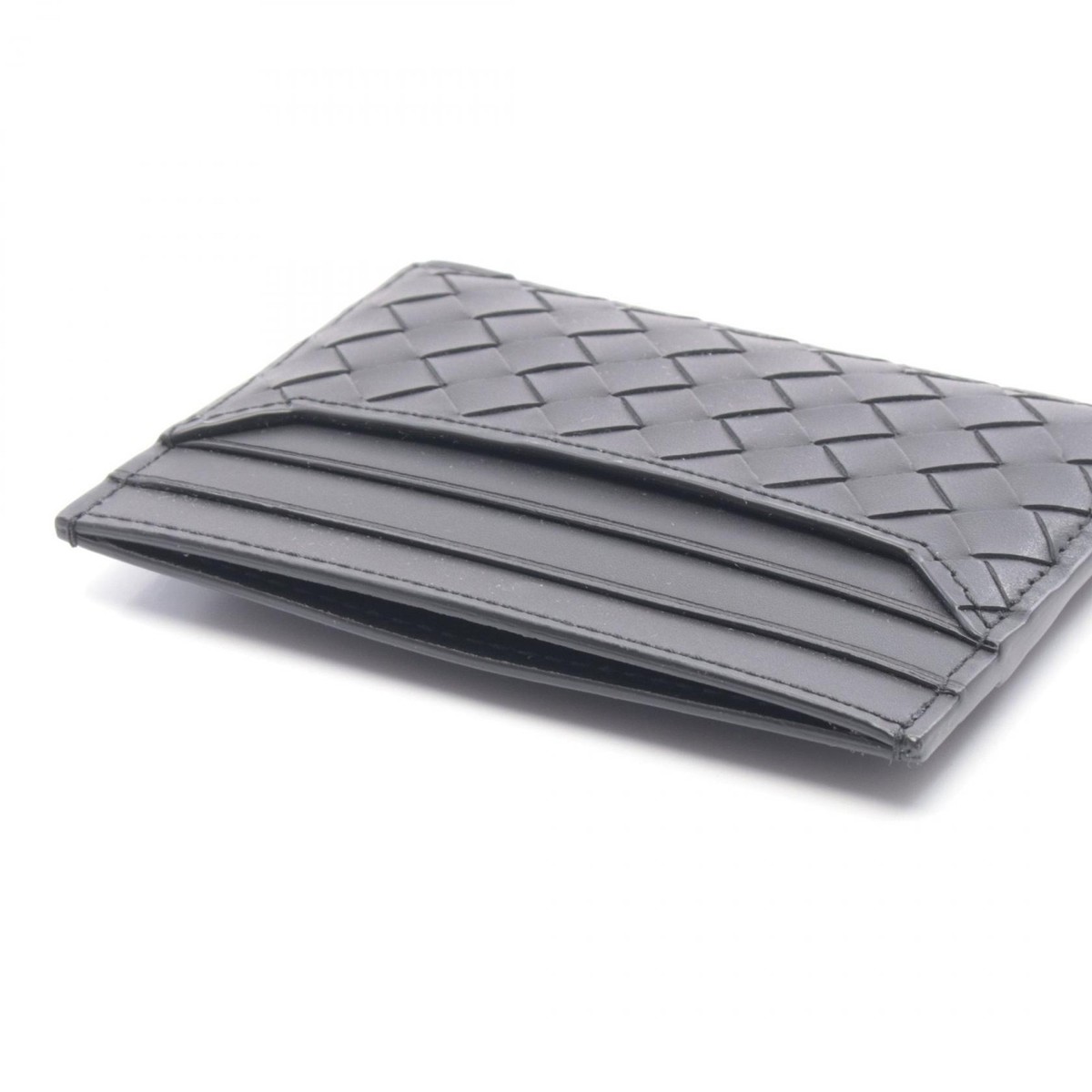BOTTEGA VENETA Intrecciato Card Case 817397V4LQ18803 leather Black