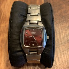 Casio Women Stainless Steel Quartz Watch 1330 LTP-2046 New Battery