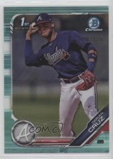 2019 Bowman Chrome Prospects Aqua Refractor 120/125 Derian Cruz #BCP-11 s3g