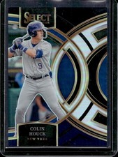 2024 Panini Select Colin Houck Premier Black and Blue Prizm #/49 Mets