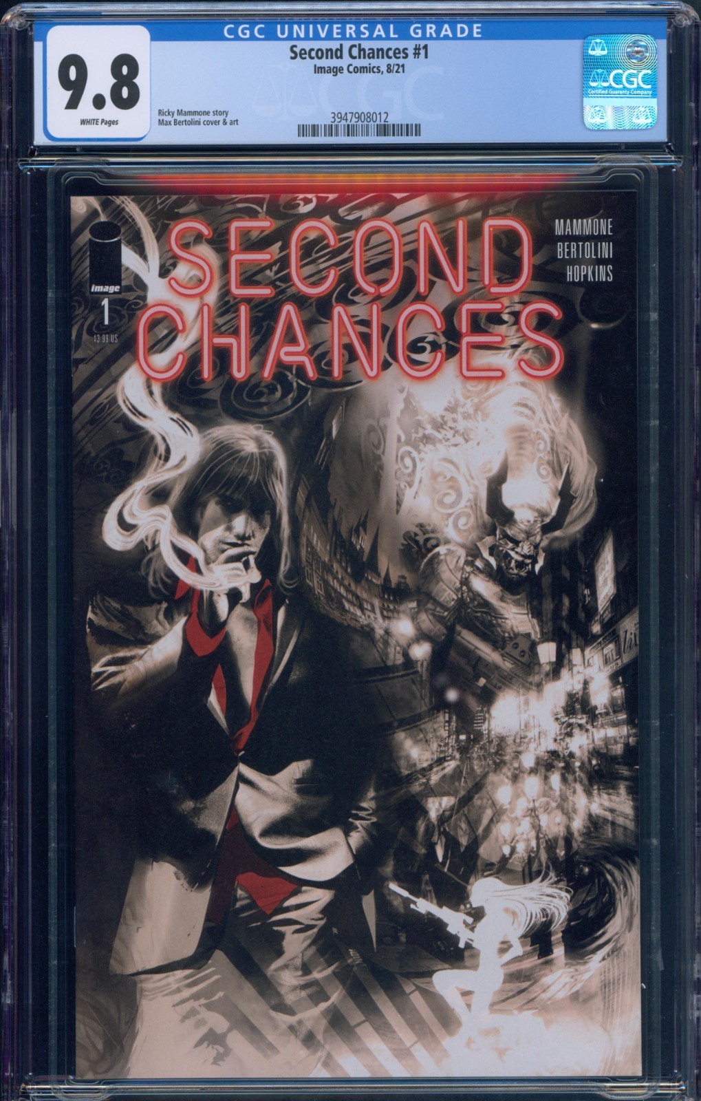 Second Chances #1 CGC 9.8 White Pages First Printing Cover A Image Comics 2021