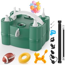 Balloon Pump 4-in-1 Electric Balloon Inflator with Triple Inflating Ports for...