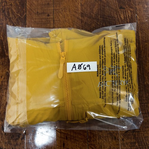 Arc'teryx Women's Squamish Hoodie Jacket Edziza Size M Yellow Orange Nylon Clean - Picture 22 of 22