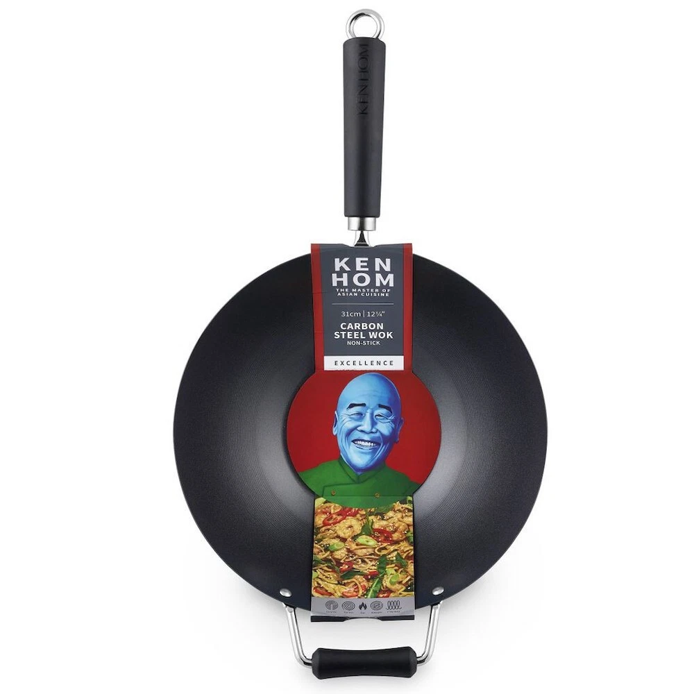 Ken Hom Excellence Carbon Steel Wok - Thumbnail 2