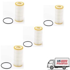 (4pcs) Oil Filter Kit for Audi A3 VW Golf Jet...