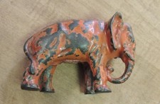 Vintage Cast Iron Elephant Bank
