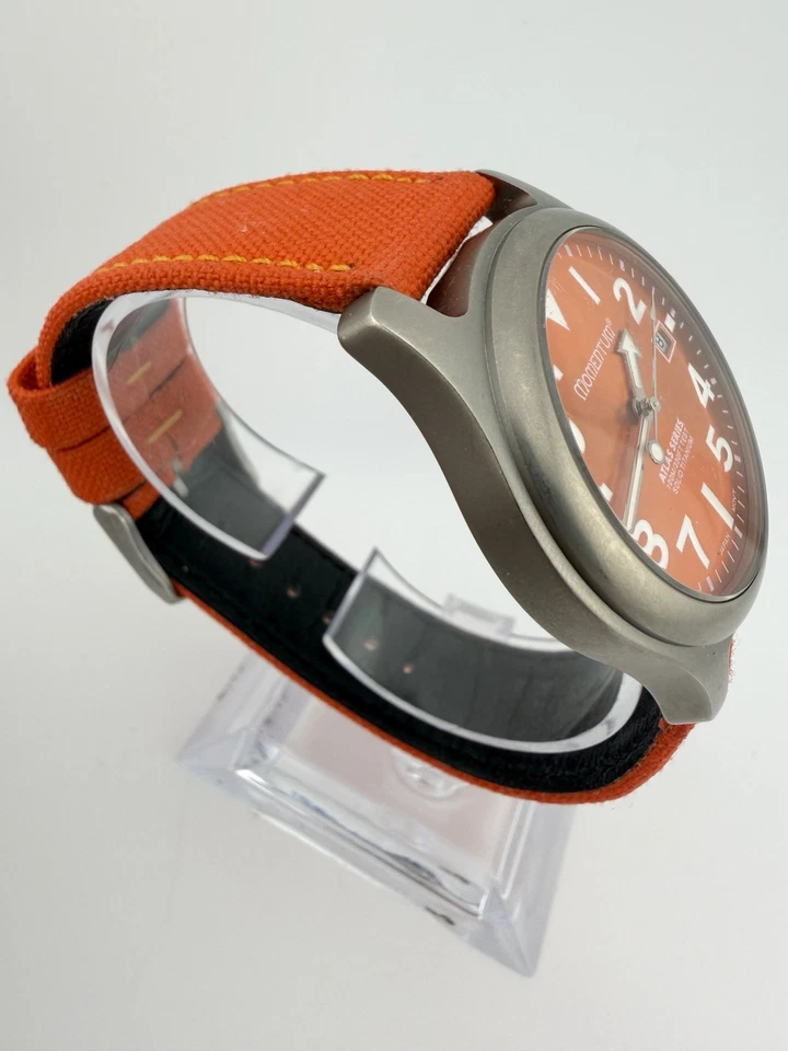 Мужские часы Momentum Atlas Himalaya Titanium оранжевые полевые 38 мм - Изображение 3 из 4