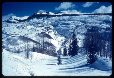 Molas Divide 10,000-ft Red Mountain Pass Winter in the Rockies 35mm Slide (6350)
