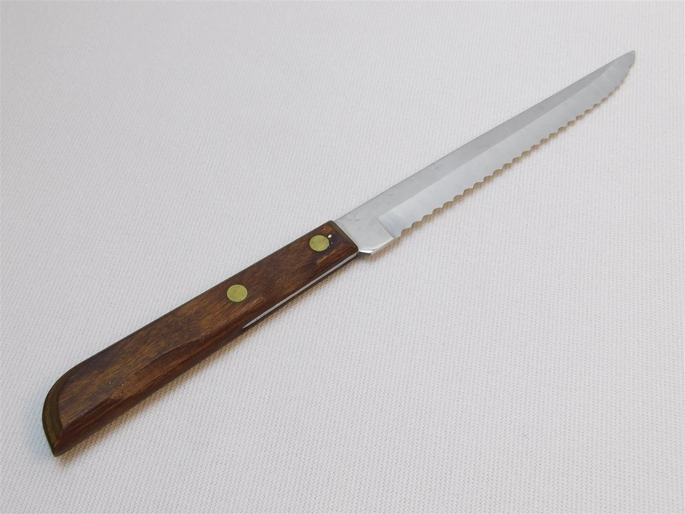 Juego de cuchillos de cocina TOWN & COUNTRY 8 piezas y estuche de bloques de cuchillos de madera vintage Foto 4 de 4