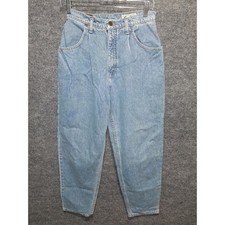 Vintage Eddie Bauer High Rise Mom Jeans Petite Size 6 Light Wash Denim USA