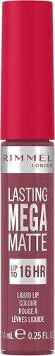 Lápiz labial líquido Rimmel London Lasting Mega mate - 900 rosa encantadora - Imagen 4 de 5