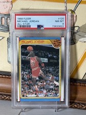 🏀 1988 Fleer Michael Jordan All‑Star #120 – PSA 8  – Classic Bulls Card 🏀