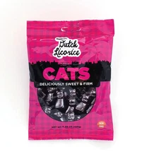 Gustaf's Traditional (Black) Licorice Cats 5.29 Oz Bags