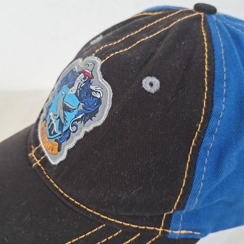 Harry Potter RAVENCLAW Baseball Cap Wizarding World Universal Orlando Black Blue - Picture 5 of 17